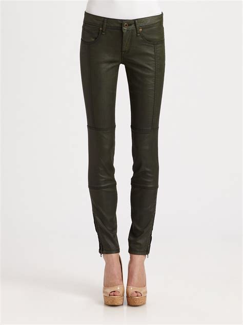 burberry brit waxed skinny jeans|burberry denim jeans.